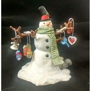 2010 Branching Out In Style Hallmark Ornament Snowman Christmas New In Box